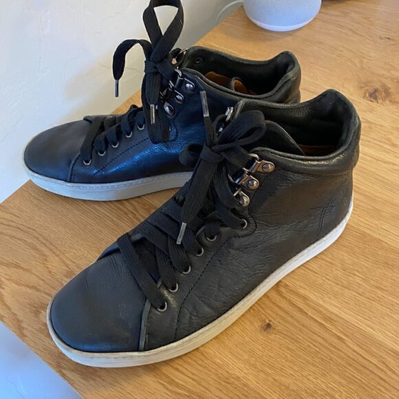 Rag & Bone Kent High Top Leather Sneakers Size 6 - Picture 5 of 11